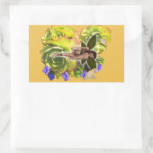 Rosette Succulent bezoekers Rechthoekige Sticker (Tas)