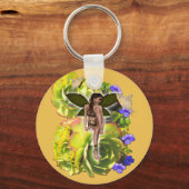 Rosette Succulent bezoekers Sleutelhanger (Voorkant)