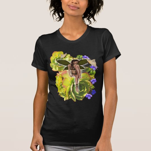 Rosette Succulent bezoekers T-shirt (Voorkant)