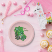 Rosette Succulents Paper Borden Papieren Bordje (Feest)