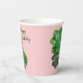 Rosette Succulents Paper Cups Papieren Bekers (Links)
