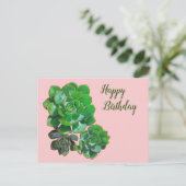 Rosette Succulents Post Kaart (Staand voorkant)