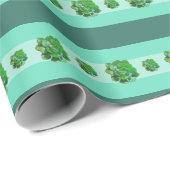 Rosette Succulents Wrapping Paper Cadeaupapier (Rol Hoek)