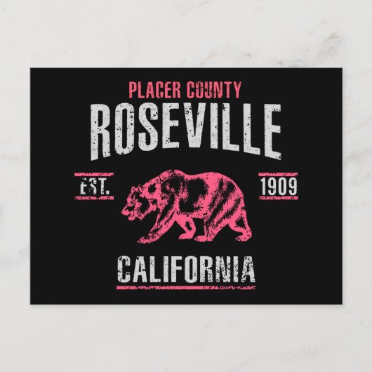 Roseville Briefkaart (Voorkant)