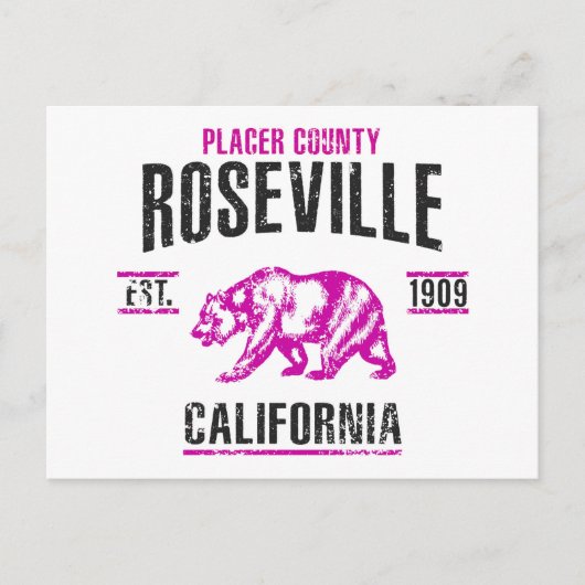 Roseville Briefkaart (Voorkant)
