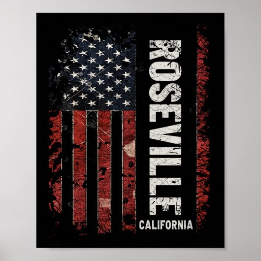 Roseville California Poster (Voorkant)