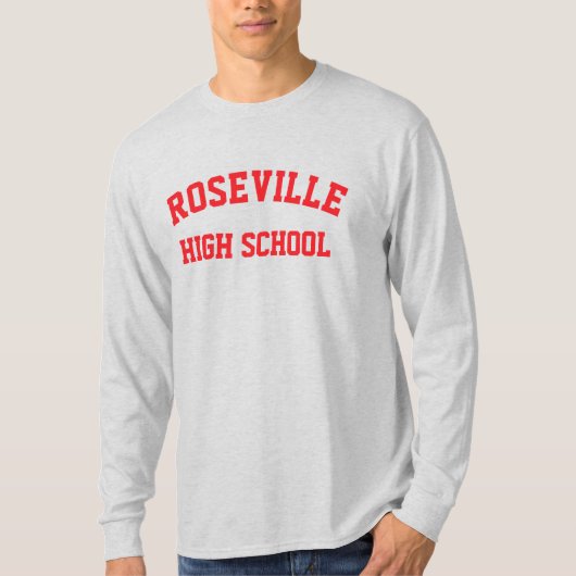 Roseville High School T-shirt (Voorkant)