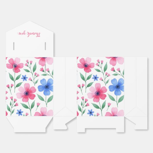 Rosewater Bloom Bedankdoosjes (Ongevouwen)