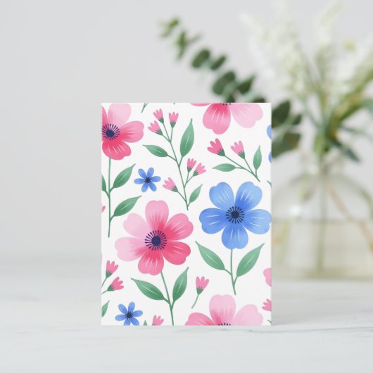  Rosewater Bloom Delight Briefkaart (Staand voorkant)