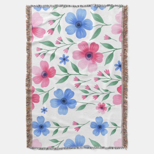 Rosewater Bloom Delight Deken (Voorkant Verticaal)