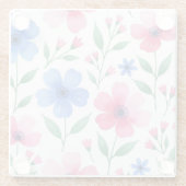  Rosewater Bloom Delight Glazen Onderzetter (Achterkant)