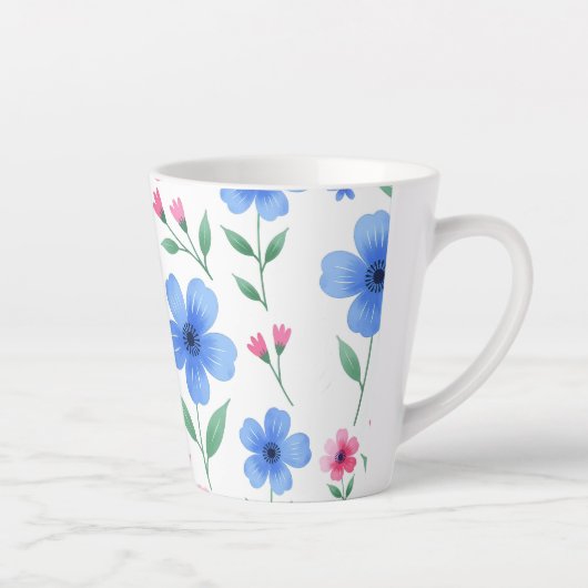  Rosewater Bloom Delight Latte Mok (Rechts)