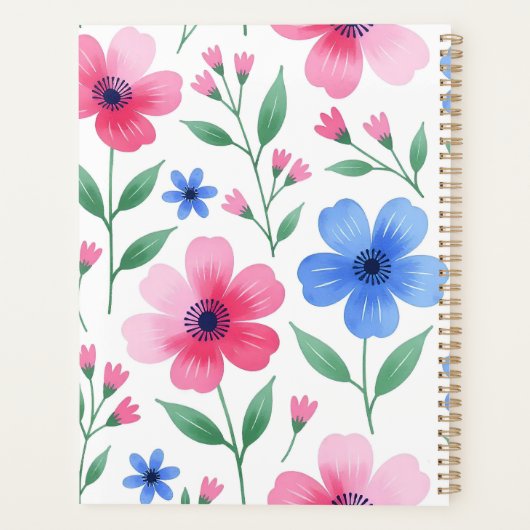  Rosewater Bloom Delight Planner (Achterkant)