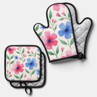 Rosewater Bloom Ovenwant & Pannenlap Set