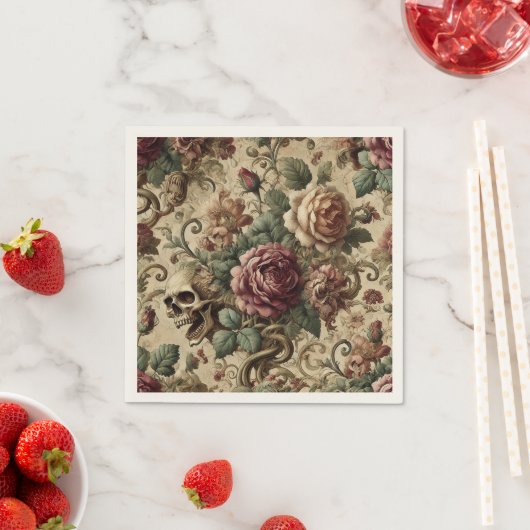 Rosewood Crematorium – Gotisch Bloemenkussen Servet (Insitu)