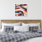 Rosewood Current Canvas Afdruk (Insitu (Slaapkamer))
