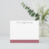 Rosewood Cute Cat Nursery Stationery Note Card Kaart (Staand voorkant)