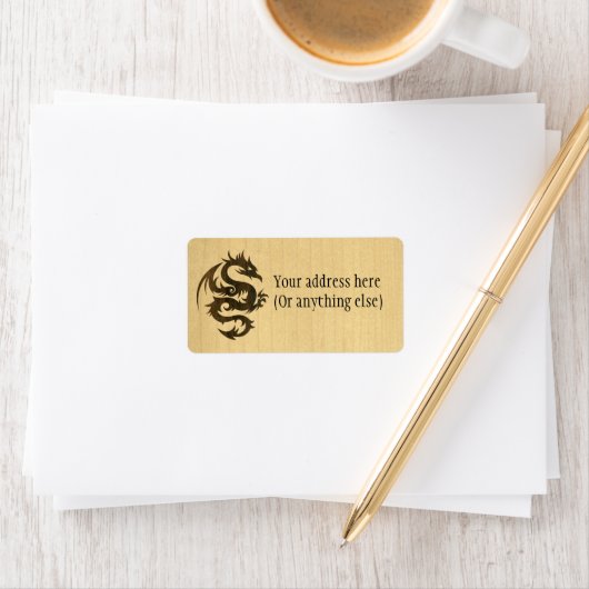 Rosewood Dragon Etiket (Insitu)