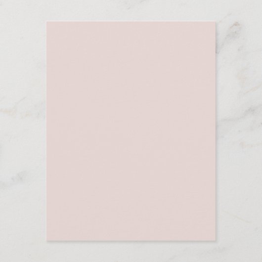 Rosewood Soft Mauve Bloemen Waterverf Roos Bruilof Informatiekaartje (Achterkant)