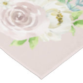 Rosewood Soft Mauve Bloemen Waterverf Roos Bruilof Tafelkleed (Gekanteld)