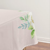 Rosewood Soft Mauve Bloemen Waterverf Roos Bruilof Tafelkleed (Voorbeeld)