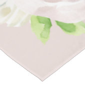 Rosewood Soft Mauve Bloemen Waterverf Roos Bruilof Tafelkleed (Gekanteld)