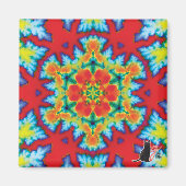 Rosey Kaleidoscope Magnet (Voorkant)