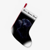 Rosey Kerstkous Custom Dog Stocking Kleine Kerstsok (Voorkant (Hangend))