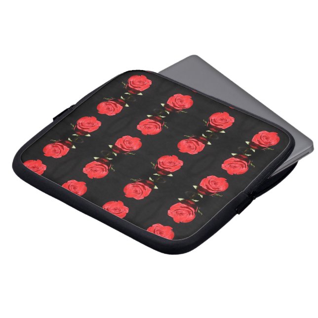 Rosey laptophoes laptop sleeve (Voorkant top)