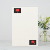 Rosey Stationery Briefpapier (Staand voorkant)