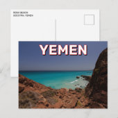 Rosh Beach in Socotra, Jemen Briefkaart (Voorkant / Achterkant)
