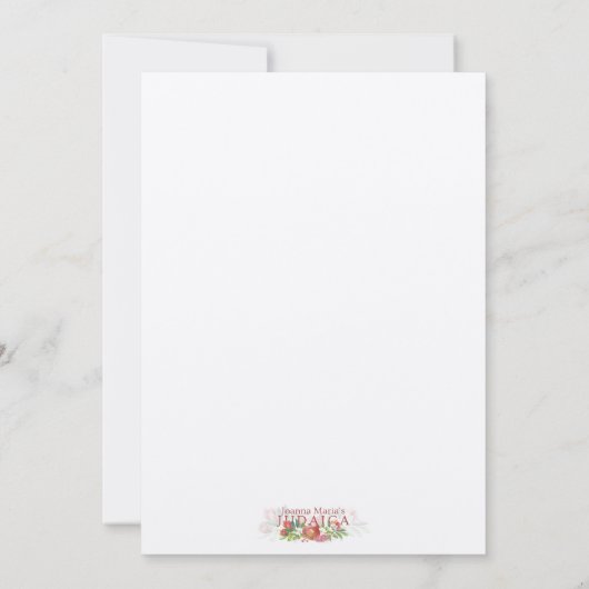 Rosh Chodesh - Joodse New Moon in het Hebreeuws (Achterkant)