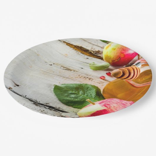 Rosh HaShana 9-inch Bord papier (Gekanteld)