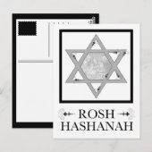 rosh hashana davidster foto kaart (Voorkant / Achterkant)