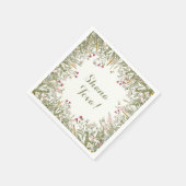 Rosh Hashana Floral Napkins Servet (Hoek)