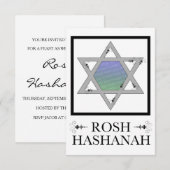 rosh hashana fotouitnodiging kaart (Voorkant / Achterkant)