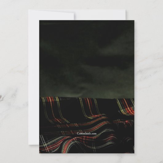 Rosh Hashana Granaatappel Uitnodiging (Achterkant)