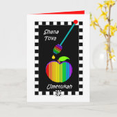 Rosh Hashana greeting card Kaart (Gele Bloem)