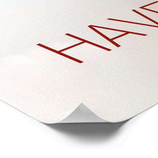 Rosh Hashana Hebreeuws Honing Appel Shana Tova Poster (Hoek)