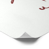 Rosh Hashana Hebreeuws Shana Tova u'Metuka Poster (Hoek)