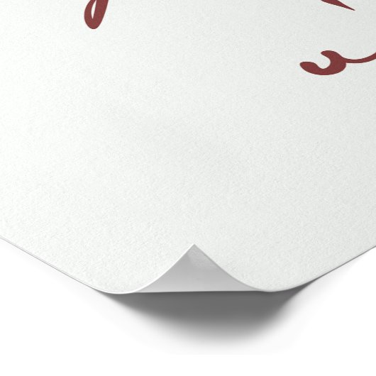 Rosh Hashana Hebreeuws Shana Tova u'Metuka Poster (Hoek)