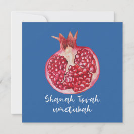 Rosh Hashana Hebrew Wishes Shana Tovah Feestdagenkaart