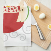 Rosh Hashana Holiday Kitchen Decor Theedoek (Quarter Fold)