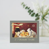 Rosh Hashana | Joods Nieuwjaar Fijne Kunst Ansicht Feestdagenkaart (Staand voorkant)