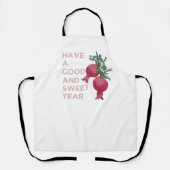 Rosh Hashana Joodse nieuwjaarswensen w. Pomegranat Schort (Voorkant)