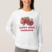 Rosh Hashana Jwish New Year Pomegranate Shirt (Voorkant)