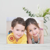 Rosh Hashana kaart met gestempelde foto (Staand voorkant)