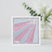 Rosh Hashana New Year's card "Ten Garments" Feestdagenkaart (Staand voorkant)