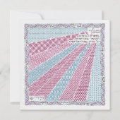 Rosh Hashana New Year's card "Ten Garments" Feestdagenkaart (Voorkant)