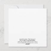 Rosh Hashana Nieuwjaarskaart "Tien Gewaden" Feestdagenkaart (Achterkant)